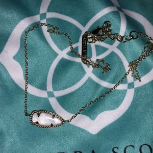 Kendra Scott white necklace